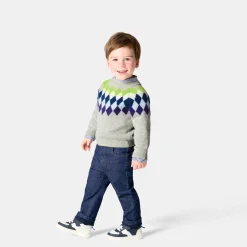 Jacadi Pullover, Sweatshirts, Strickjacken>Jacquard-Pullover für Jungen GRAU/MEHRFARBIG