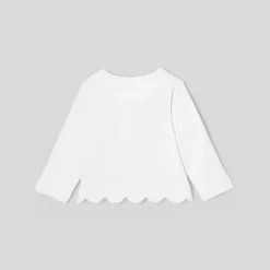 Jacadi Pullover, Sweatshirts, Strickjacken>Jäckchen aus Molton für Mädchen JACADI WEISS