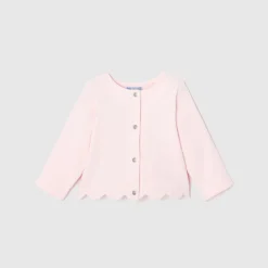 Jacadi Pullover, Sweatshirts, Strickjacken>Jäckchen aus Molton für Mädchen ROSA PUDER JACADI