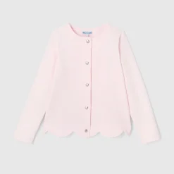 Jacadi Pullover, Sweatshirts, Strickjacken>Jäckchen aus Molton für Mädchen ROSA PUDER JACADI