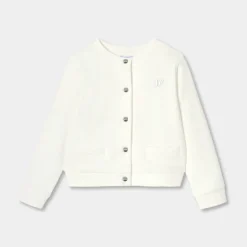 Jacadi Pullover, Sweatshirts, Strickjacken>Jäckchen aus Molton für Mädchen WEICHES JACADI WEISS