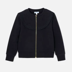 Jacadi Pullover, Sweatshirts, Strickjacken>Jäckchen aus Molton für Mädchen MARINEBLAU JACADI