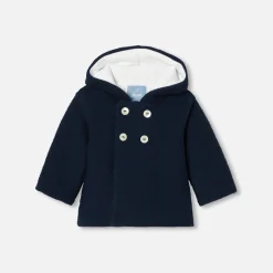 Jacadi Jacken & Mäntel|Jacken & Mäntel>Jäckchen für Babys aus Merinowolle MARINEBLAU HELL