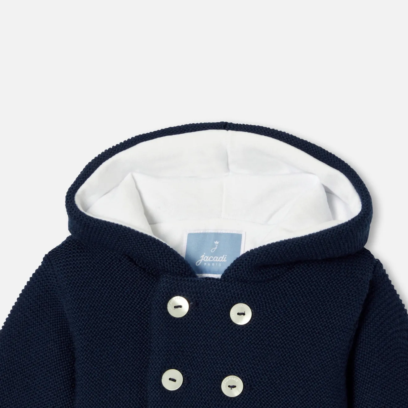 Jacadi Jacken & Mäntel|Jacken & Mäntel>Jäckchen für Babys aus Merinowolle MARINEBLAU HELL