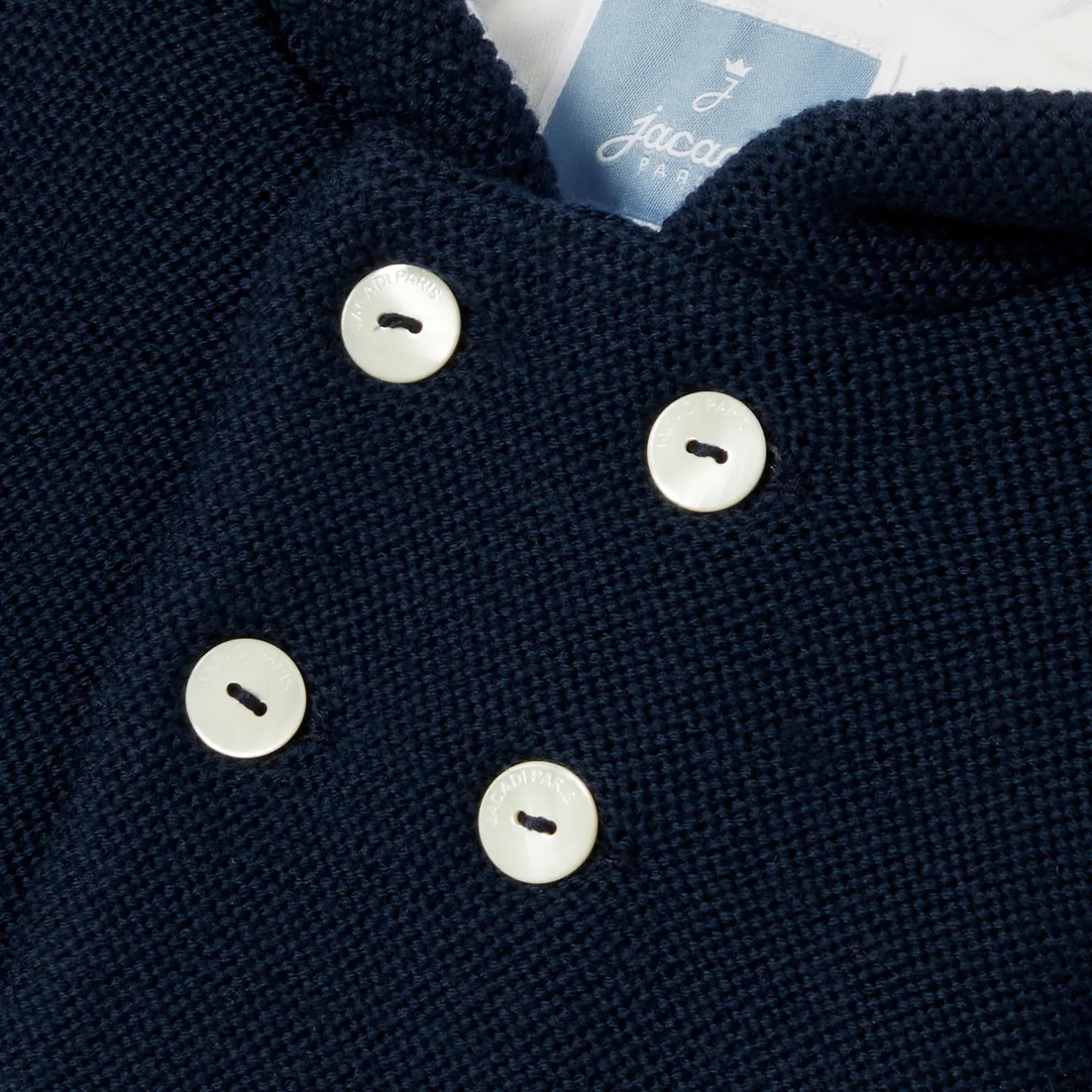 Jacadi Jacken & Mäntel|Jacken & Mäntel>Jäckchen für Babys aus Merinowolle MARINEBLAU HELL