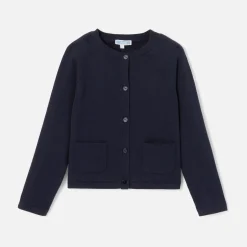 Jacadi Pullover, Sweatshirts, Strickjacken>Jäckchen für Mädchen MARINEBLAU JACADI