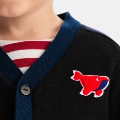 Jacadi Pullover, Sweatshirts, Strickjacken>Jäckchen Kleinkind Junge MARINEBLAU/ROT