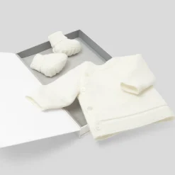 Jacadi Spieler, Latzhosen, Ensembles|Pullover & Cardigans>Jäckchen Mein erstes WEICHES JACADI WEISS