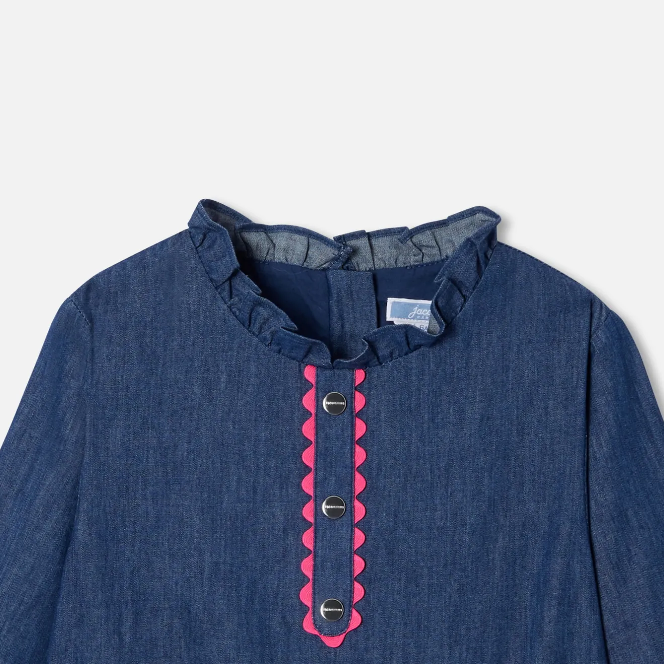Jacadi Kleider & Röcke>Jeanskleid für Mädchen JEANS-BLAU