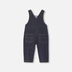 Jacadi Overalls, Latzhosen, Ensembles|Overalls, Latzhosen, Ensembles>Jeanslatzhose für Kleindkinder JEANSDUNKELBLAU