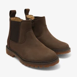 Jacadi Boots>Jungen-Chelsea-Boots BRAUN