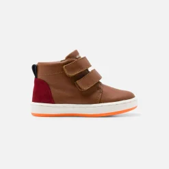Jacadi Sneakers>Jungen-High-Top-Sneakers aus Glattleder BRAUN