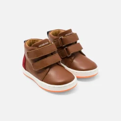 Jacadi Sneakers>Jungen-High-Top-Sneakers aus Glattleder BRAUN