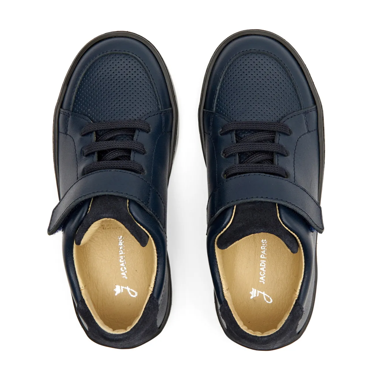 Jacadi Halbschuhe & Mokassins>Jungen-Sneakers aus Leder MARINEBLAU JACADI