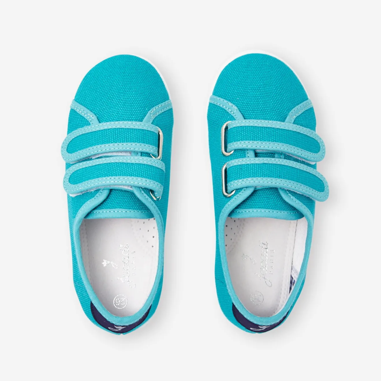 Jacadi Stoffschuhe|Sneakers>Kindersneakers aus Canvas für Jungen AQUA-BLAU
