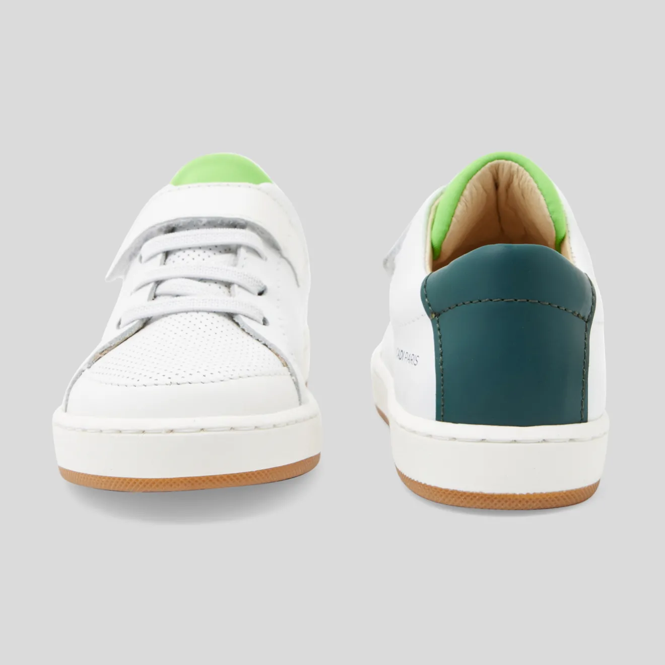 Jacadi Sneakers|Sneakers>Kindersneakers für Jungen WEISS/GRÜN