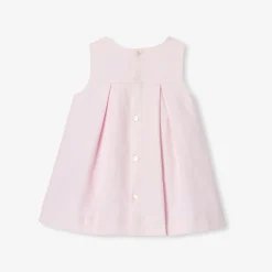 Jacadi Kleider>Kleid aus Baumwollpiqué für Mädchen ROSA PUDER JACADI