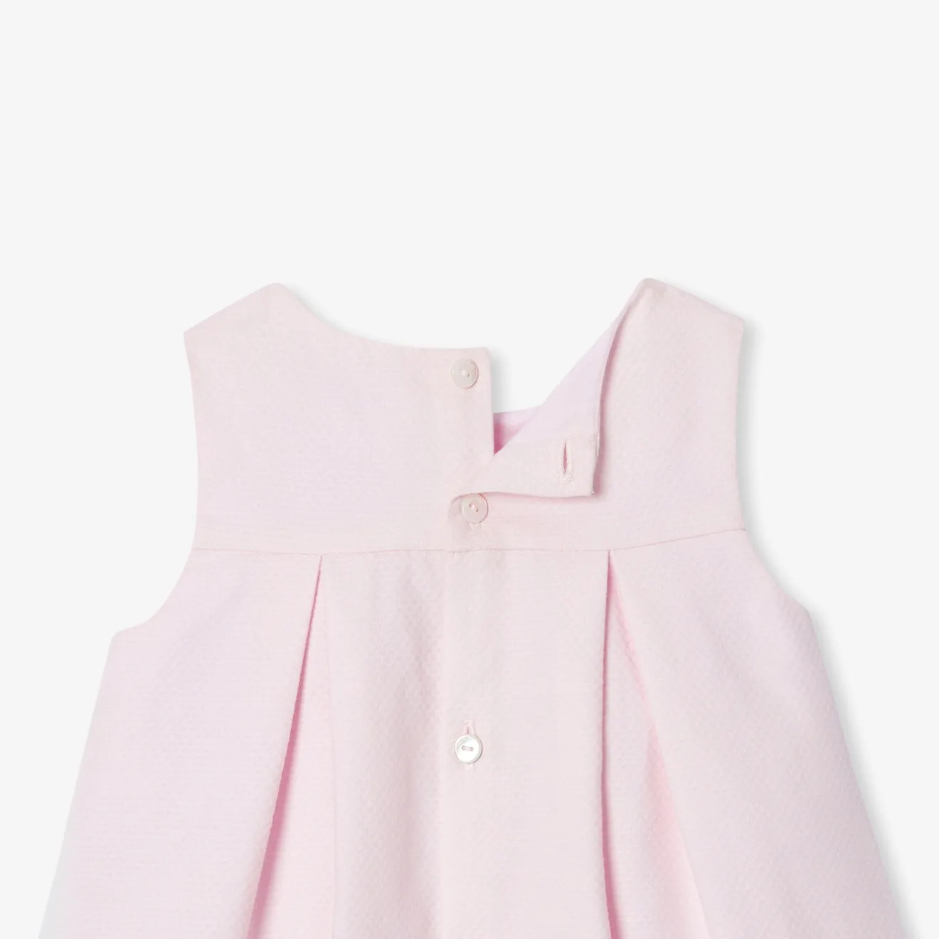 Jacadi Kleider>Kleid aus Baumwollpiqué für Mädchen ROSA PUDER JACADI