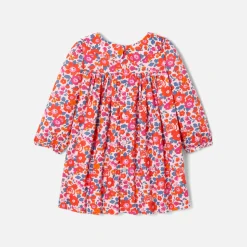 Jacadi Kleider>Kleid aus Liberty-Stoff für Mädchen ROSA/MEHRFARBIG