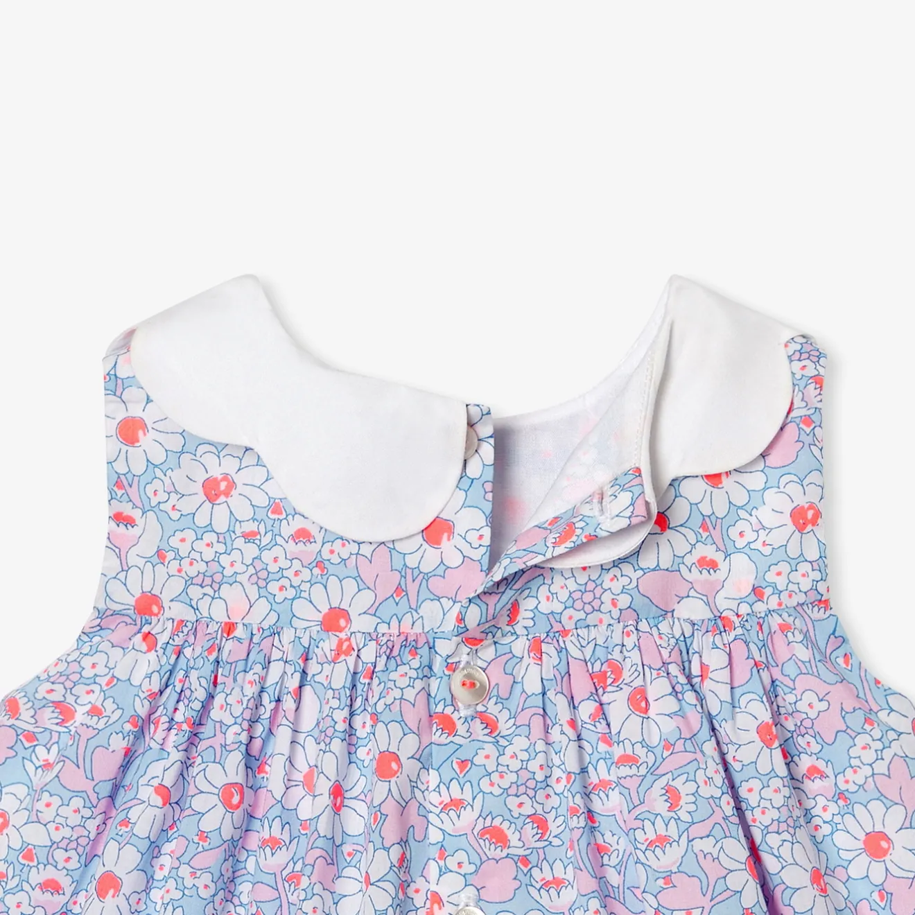Jacadi Kleider>Kleid aus Liberty-Stoff für Mädchen MEHRFARBIG