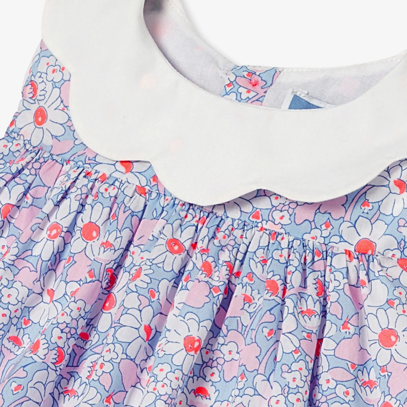 Jacadi Kleider>Kleid aus Liberty-Stoff für Mädchen MEHRFARBIG