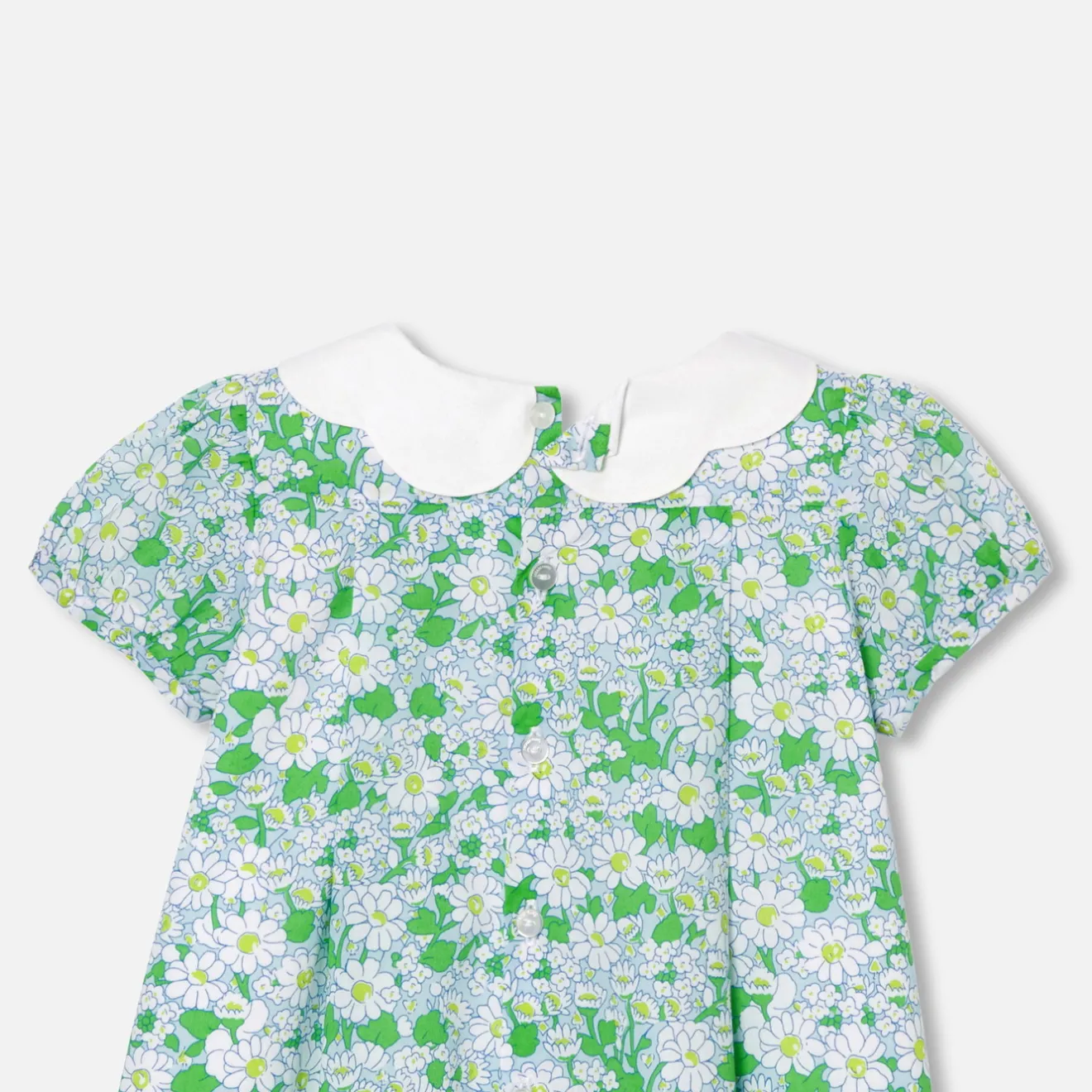 Jacadi Kleider>Kleid aus Liberty-Stoff Kleinkind Mädchen WEISS/MEHRFARBIG