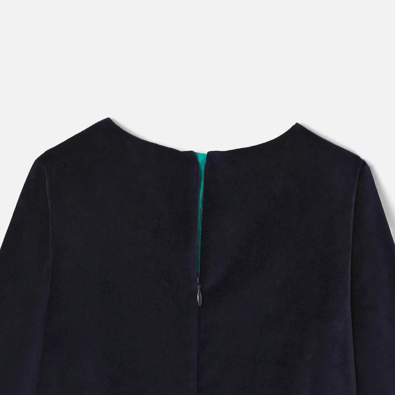 Jacadi Kleider & Röcke>Kleid aus Materialmix für Mädchen MARINEBLAU JACADI