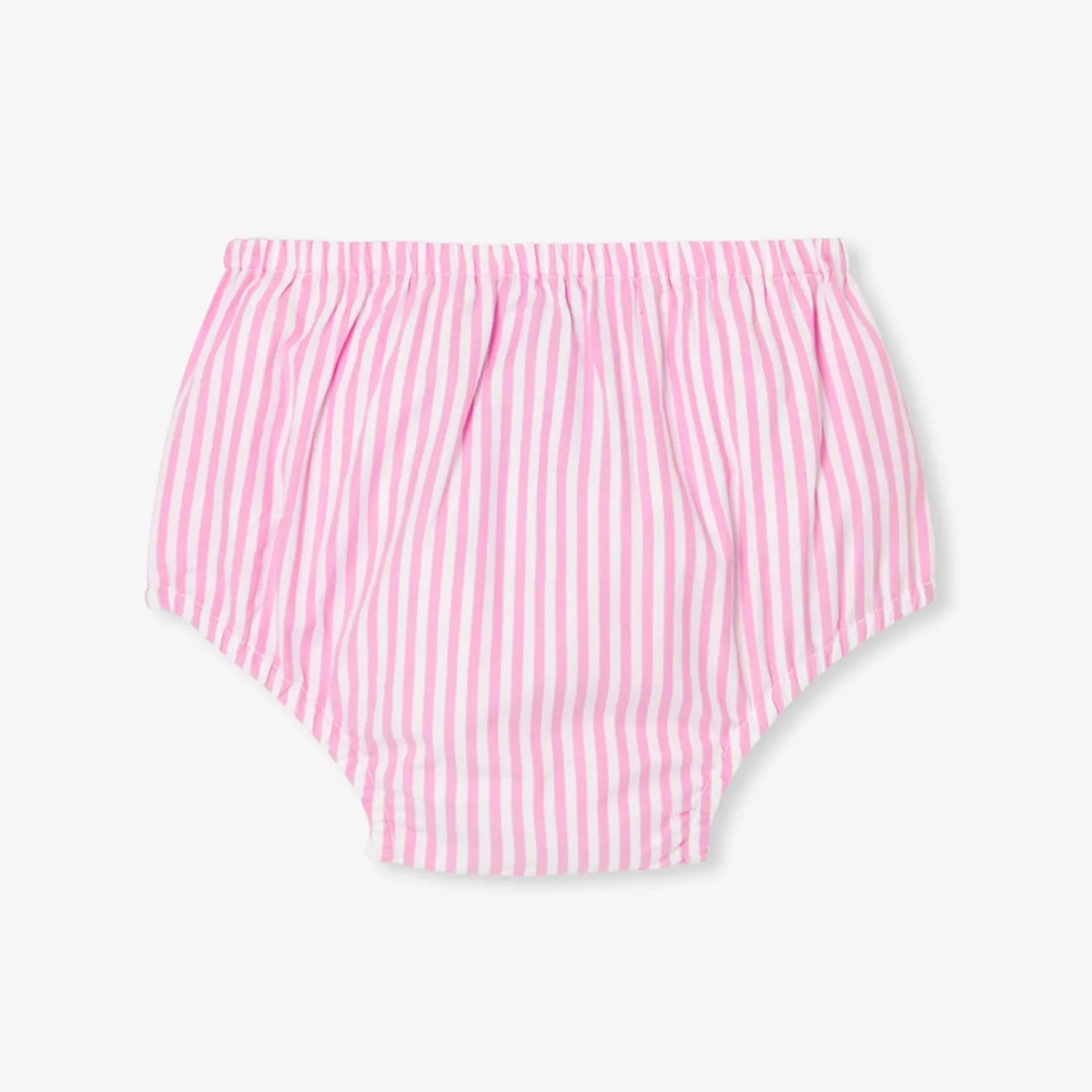 Jacadi Kleider>Kleid aus Popeline für Mädchen WEISS/ROSA