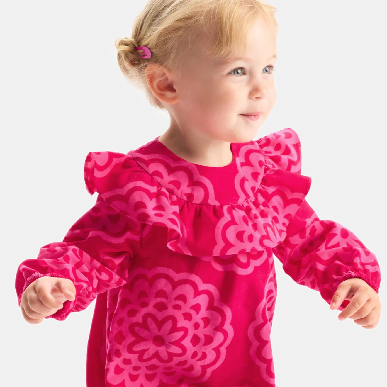 Jacadi Kleider>Kleid aus Samt Kleinkind Mädchen MEHRFARBIG
