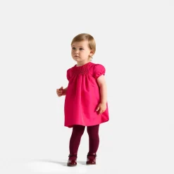 Jacadi Kleider>Kleid aus Taft Kleinkind Mädchen BENGALE ROSE