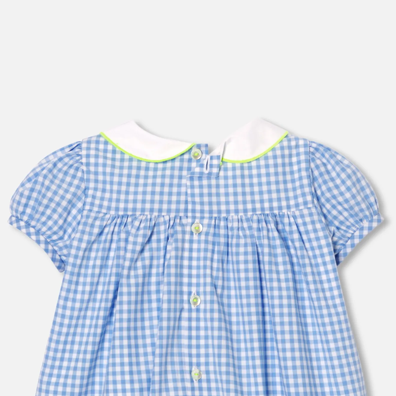 Jacadi Kleider>Kleid für Baby Mädchen mit kurzen Ärmeln BLAU/WEISS