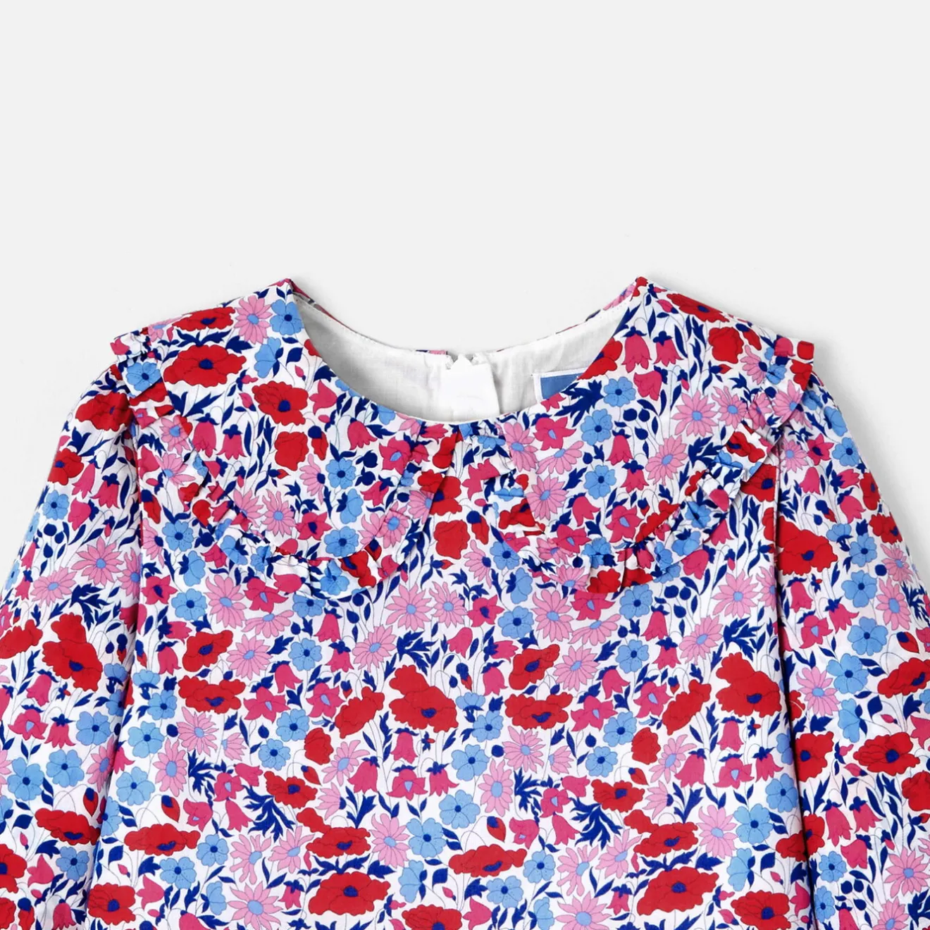Jacadi Kleider & Röcke>Kleid für Mädchen aus Liberty-Stoff WEISS/MEHRFARBIG