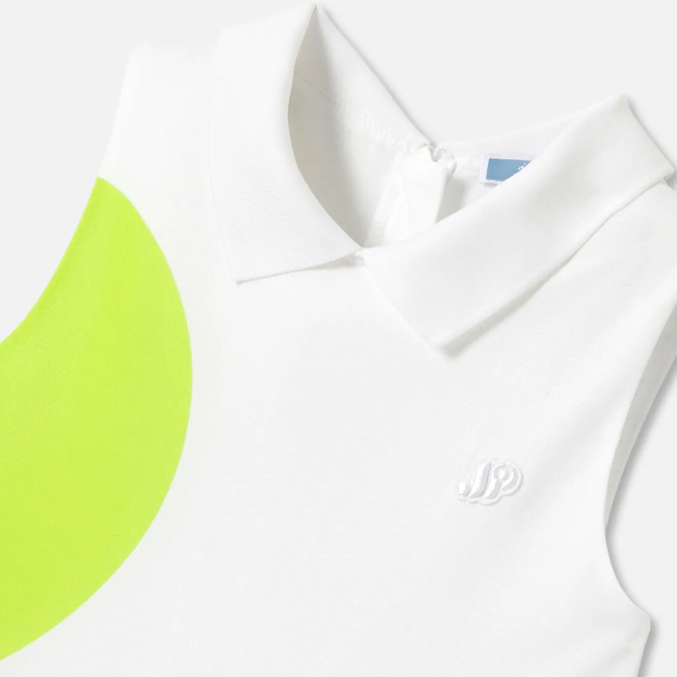 Jacadi Kleider & Röcke>Kleid im Tennislook für kleine Mädchen WEISS/GRÜN