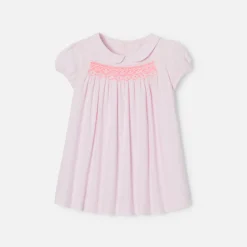 Jacadi Kleider>Kleid mit Ballonärmeln Kleinkind Mädchen ROSA PUDER JACADI