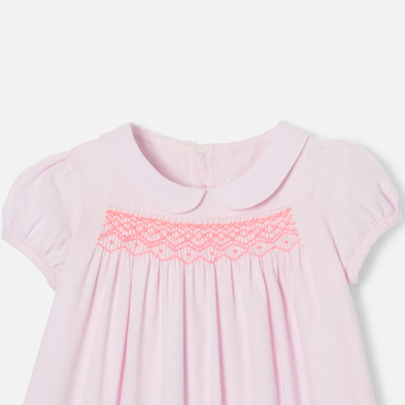 Jacadi Kleider>Kleid mit Ballonärmeln Kleinkind Mädchen ROSA PUDER JACADI