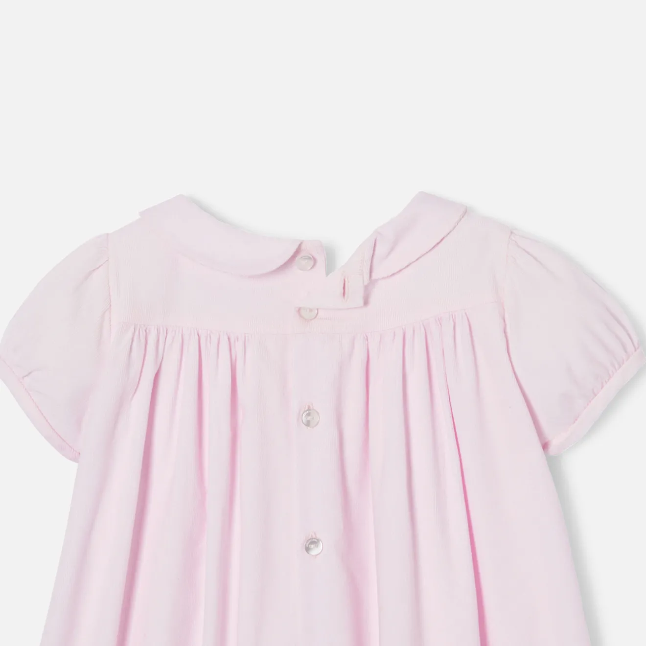 Jacadi Kleider>Kleid mit Ballonärmeln Kleinkind Mädchen ROSA PUDER JACADI