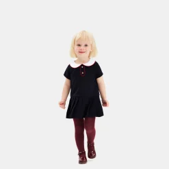 Jacadi Kleider>Kleid mit kurzen Ärmeln Kleinkind Mädchen MARINEBLAU JACADI