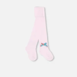 Jacadi Accessoires|Socken, Strumpfhosen Und Stiefelchen>Kleinkind-Strumpfhosen mit Schleife aus Liberty-Stoff für Mädchen ROSA SANFT