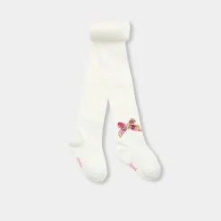 Jacadi Accessoires|Socken, Strumpfhosen Und Stiefelchen>Kleinkind-Strumpfhosen mit Schleife aus Liberty-Stoff für Mädchen WEICHES JACADI WEISS