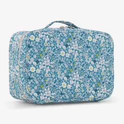 Jacadi Wickeltaschen & Kulturbeutel|Wickeltaschen & Kulturbeutel>Koffer aus Liberty-Stoff BLAU/MEHRFARBIG