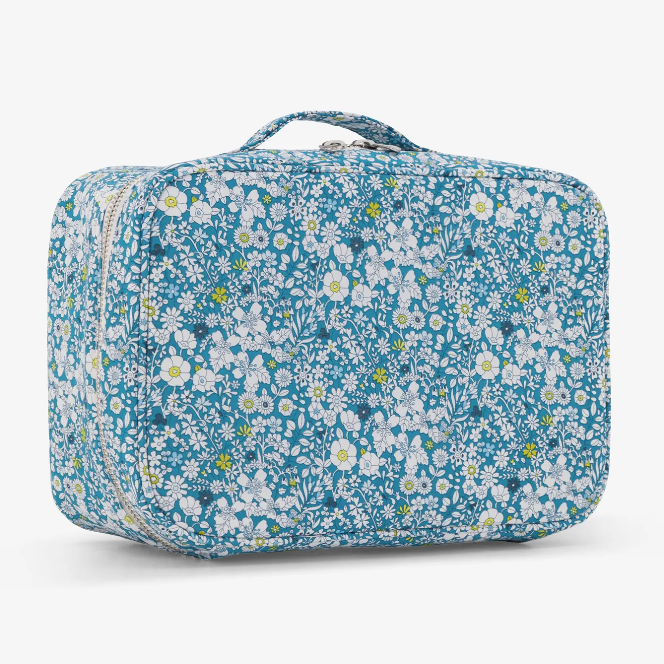 Jacadi Wickeltaschen & Kulturbeutel|Wickeltaschen & Kulturbeutel>Koffer aus Liberty-Stoff BLAU/MEHRFARBIG