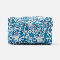 Jacadi Wickeltaschen & Kulturbeutel|Wickeltaschen & Kulturbeutel>Kulturbeutel aus Liberty-Stoff BLAU/MEHRFARBIG