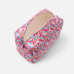 Jacadi Wickeltaschen & Kulturbeutel|Wickeltaschen & Kulturbeutel>Kulturbeutel aus Liberty-Stoff ROSA/MEHRFARBIG