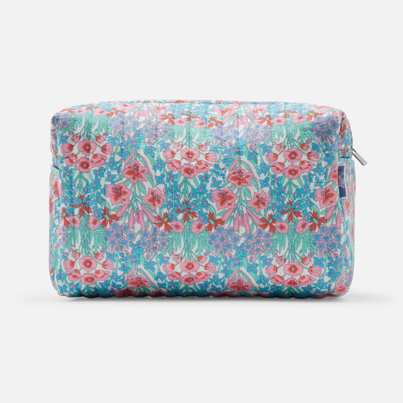 Jacadi Wickeltaschen & Kulturbeutel|Wickeltaschen & Kulturbeutel>Kulturbeutel aus Liberty-Stoff ROSA/GRÜN