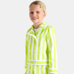 Jacadi Jacken & Mäntel>Kurzjacke für Mädchen WEISS/GRÜN