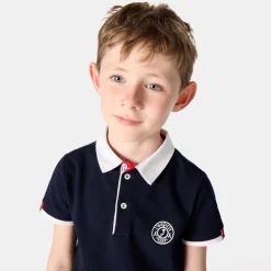 Jacadi T-Shirts, Polos, Langarmshirts>Kurzärmeliges Poloshirt für Jungen MARINEBLAU JACADI