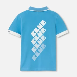 Jacadi T-Shirts, Polos, Langarmshirts>Kurzärmeliges Poloshirt für Jungen HIMMELBLAU