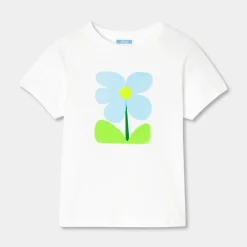 Jacadi T-Shirts, Polos, Langarmshirts>Kurzärmeliges T-Shirt für Mädchen JACADI WEISS