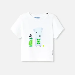 Jacadi T-Shirts, Polos, Langarmshirts>Kurzärmeliges T-Shirt Kleinkind Junge JACADI WEISS
