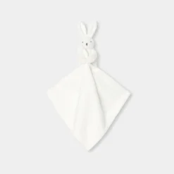 Jacadi Babyspielzeug, Plüschtiere & Schnuffeltücher>Kuscheltier mit Hase und Tuch WEISS/GRAU